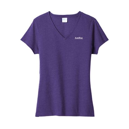 Picture of Port & Company ® Ladies Fan Favorite ™ Blend V-Neck Tee