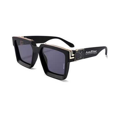 Picture of Oversize Square Thick Frame Polarized Sunglasses